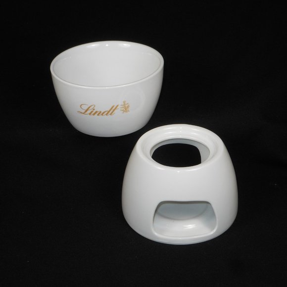 Lindt chocolate porcelain fondu set - Picture 3 of 5
